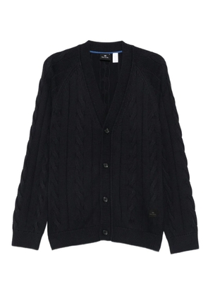 PS Paul Smith cable-knit cardigan - Blue