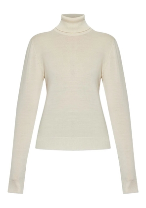 Add turtleneck long-sleeve sweater - Neutrals