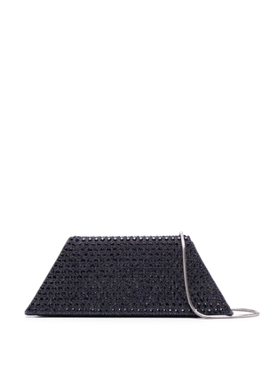 Amina Muaddi Superamini Yigit embellished clutch bag - Blue