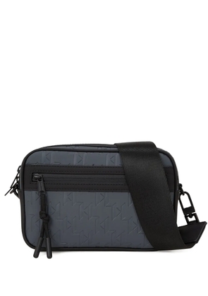Karl Lagerfeld monogram camera messenger bag - Grey