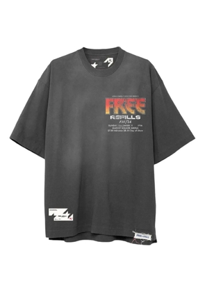 Free Refills Kiss graphic-print cotton t-shirt - Grey