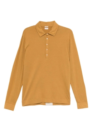 Massimo Alba long-sleeve polo shirt - Orange