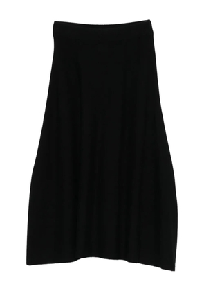 Gran Sasso knitted midi skirt - Black
