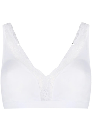 Hanro soft cup lace bra - White