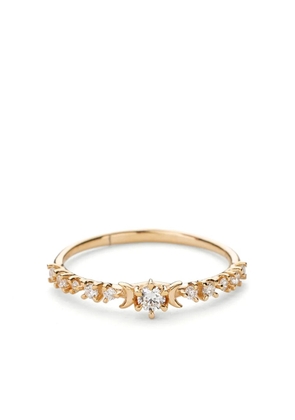 SOFIA ZAKIA 14kt yellow gold Stardust diamond ring