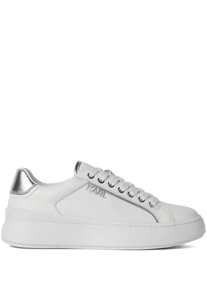 Karl Lagerfeld Kronos leather sneakers - White