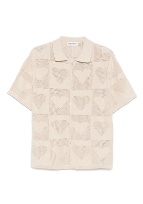 CARNE BOLLENTE Cupids Net shirt - Neutrals