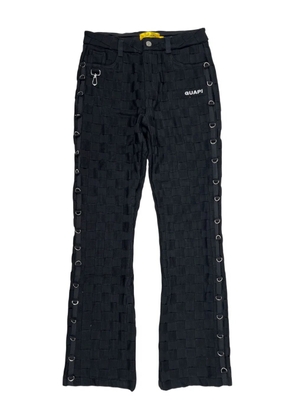 GUAPI ring-detail trousers - Black