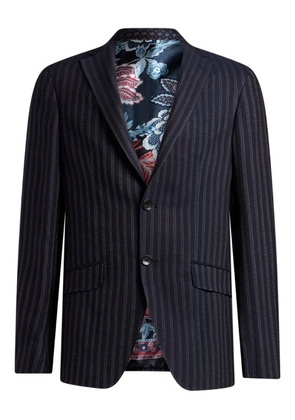 ETRO striped wool-blend suit - Black