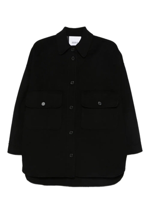 Erika Cavallini flap-pocket wool jacket - Black