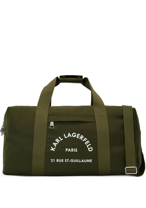 Karl Lagerfeld Rue St-Guillaume duffel bag - Green