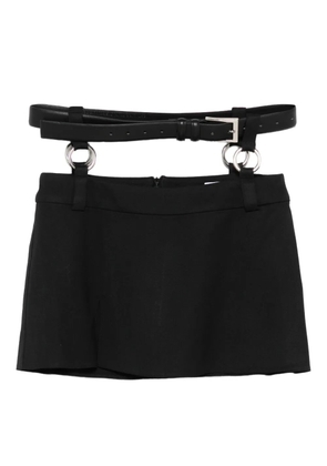 Vestiaire d'un Oiseau Libre ring mini skirt - Black