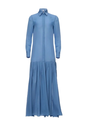 IL VOLO NOA pleated shirt dress - Blue