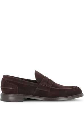 Tassinari suede penny loafers - Brown