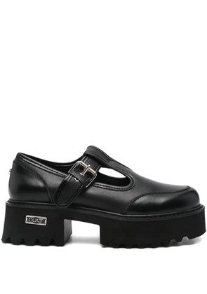 Cult t-bar platform loafers - Black