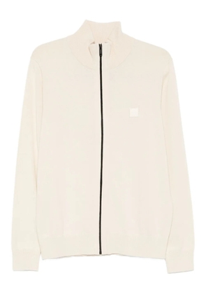 BOSS logo-detail cardigan - Neutrals