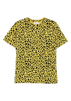 Coperni leopard-print boxy T-shirt - Yellow