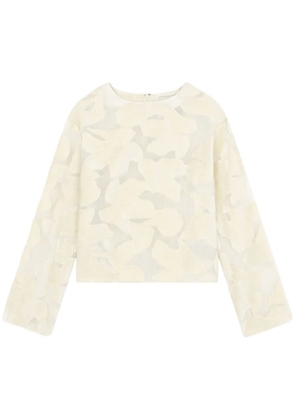 LouLou de Saison floral blouse - Neutrals