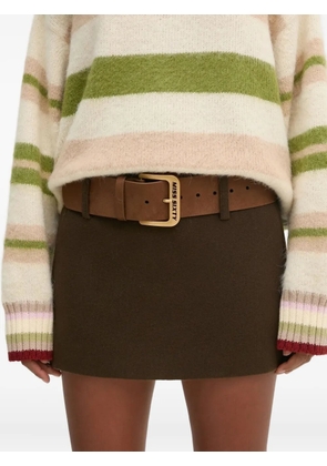 Miss Sixty belted mini skirt - Green