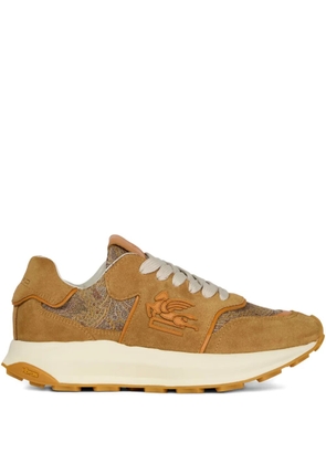 ETRO suede running sneakers - Brown