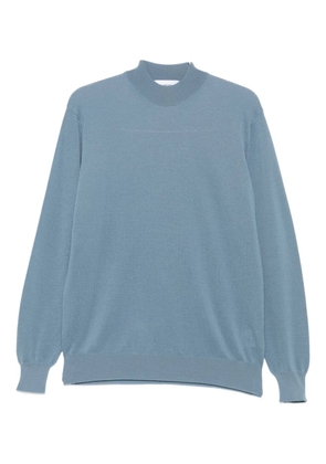 Lardini mock-neck sweater - Blue