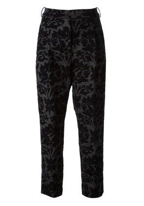 Golden Goose baroque devoré pattern trousers - Black