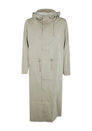 Rains hooded raincoat - Neutrals