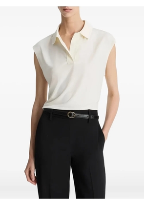 Vince sleeveless polo shirt - Neutrals