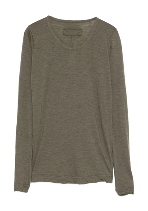 Private 0204 round-neck sweater - Green