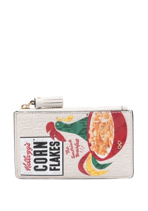 Anya Hindmarch Anya Brands Cornflakes-print wallet - White