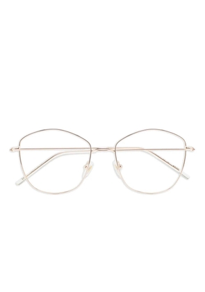 Kaleos Brady geometric-frame glasses - Gold