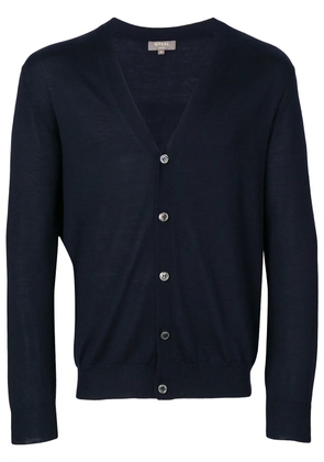 N.Peal V-neck cashmere-blend cardigan - Blue