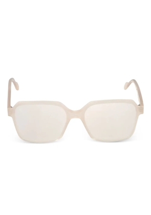 Kador Lisa geometric-frame glasses - Neutrals