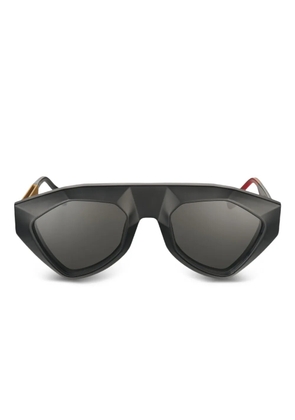 Vysen Eyewear Sha geometric-frame sunglasses - Black