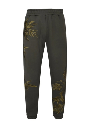 Only the Blind verdant forest embroidered sweatpants - Green