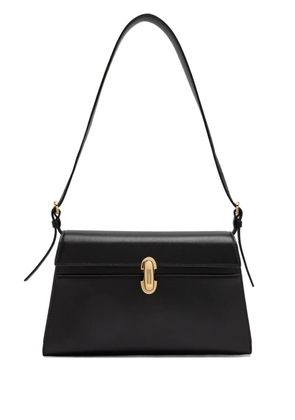 Savette Aymmetry leather shoulder bag - Black