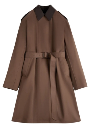 Tod's belted trench coat - Brown