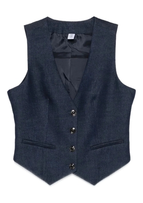 LIU JO button-fastening waistcoat - Blue