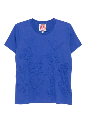 Johnny Was floral embroidered T-shirt - Blue