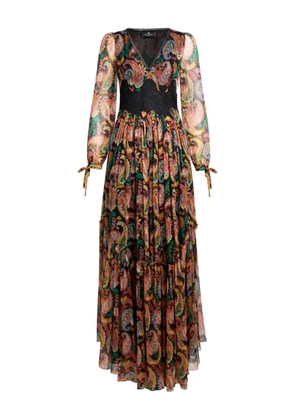 ETRO paisley-print dress - Black
