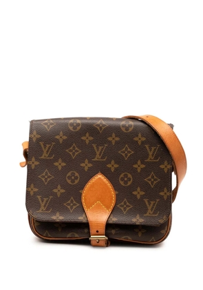 Louis Vuitton Pre-Owned 1990 Monogram Cartouchiere MM crossbody bag - Brown
