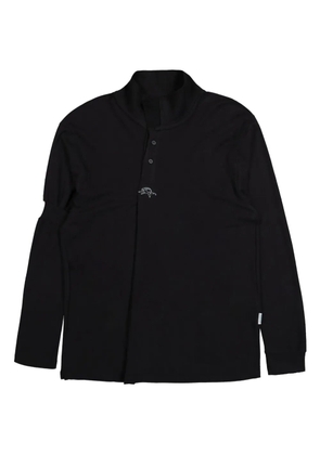 PROTOTYPES Wrapped polo shirt - Black