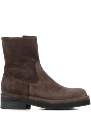Del Carlo zip-fastening boots - Brown
