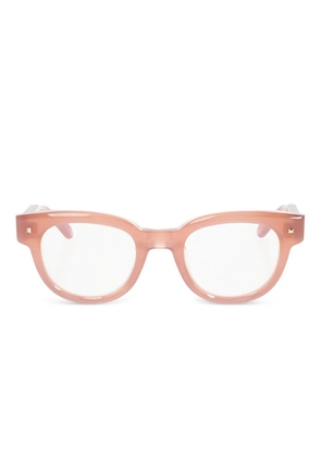 VALENTINO GARAVANI EYEWEAR geometric-frame glasses - Pink