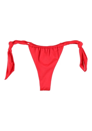 Let's Swim tie-fastening bikini bottoms - Red