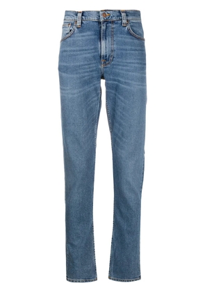 Nudie Jeans mid rise straight jeans - Blue
