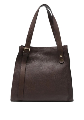 AGL buckle-detail tote bag - Brown
