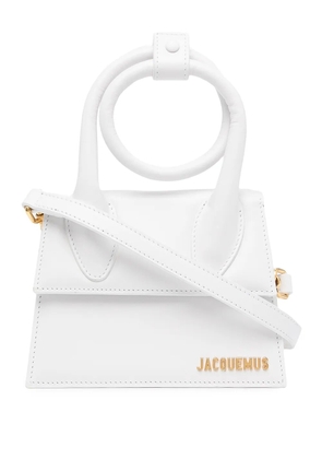 Jacquemus Le Chiquito Noeud tote bag - White