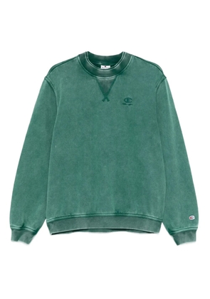 Champion logo-embroidered crew-neck sweatshirt - Green