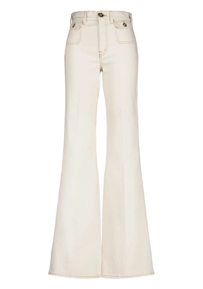 Giambattista Valli high-rise flared jeans - White